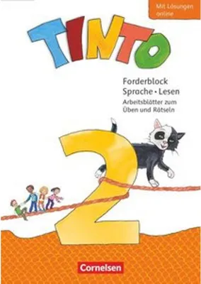 Produktbild von Tinto Sprachlesebuch 2-4 - Neubearbeitung 2019 - 2. Schuljahr: Forderblock Sprache und Lesen - Arbeitsblätter zum Üben und Rätseln mit Lösungen