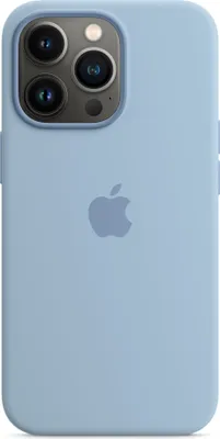 Produktbild von Apple iPhone 13 Pro Silikon Case mit MagSafe - Dunstblau, Cover, Apple, iPhone 13 Pro, 15,5 cm (6.1"), Blau