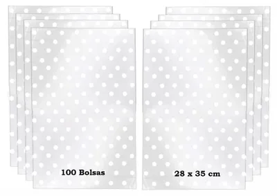 Immagine prodotto di Set di 100 sacchetti di cellofane trasparenti, dimensioni 28 x 35 cm