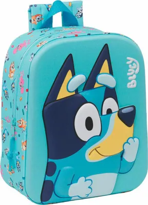 Produktbild von Safta 612433011 Bluey 3d Mini 6l 31x41x17.5 Cm Rucksack Blau  Blau One Size