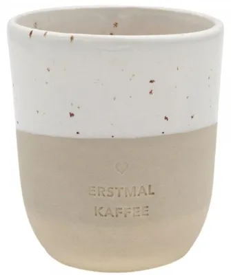 Produktbild von Eulenschnitt Becher Erstmal Kaffee