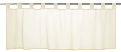 Immagine prodotto di Tenda bistrot Elbersdrucke Basic 09 beige trasparente 48x140 cm