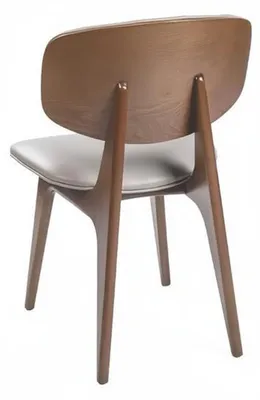 Produktbild von Polsterstuhl Moderne Design Textil Lehnstuhl Beige Esszimmer Luxus Möbel