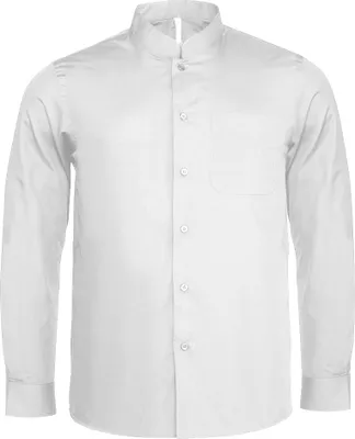 Immagine prodotto di Camicia Kariban da uomo con collo alto, maniche lunghe PC2540 (2XL) (Bianco)