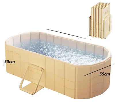 Immagine prodotto di Vasca da bagno, design pieghevole, adatta per adulti, 1,5 metri