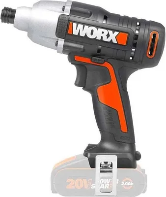 Immagine prodotto di WORX WX291, avvitatore a impulsi, impugnatura a pistola, 1/4", porta bit magnetico, nero, arancione, spazzolato