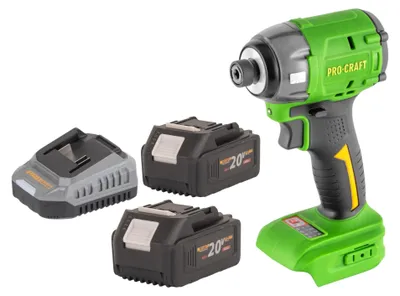 Immagine prodotto di Avvitatore a impatto a batteria Procraft PS22bb 20 V 230 Nm 1/4" Brushless Solo - senza batteria, senza caricabatterie