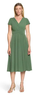 Produktbild von Vera Mont Damen Cocktailkleid im Glitzer-Look 44, Pale Peridot
