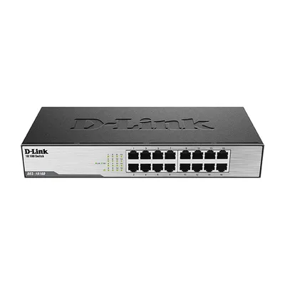 Zdjęcie produktu dla D-Link DES-1016D, Nie zarządzany, Pełny dupleks