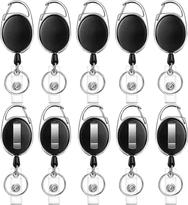 Produktbild von Schlüsselanhänger – 10 Stück – Schwarz – Kordellänge 63 cm