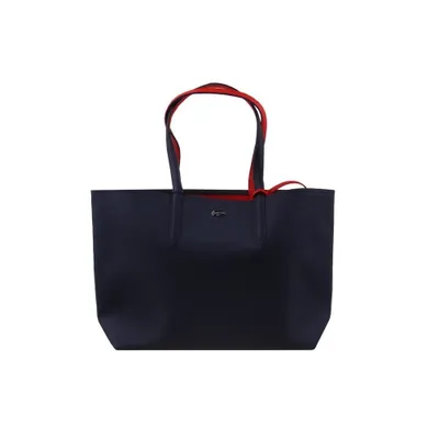 Zdjęcie produktu dla LACOSTE Torba na ramię Shopper Anna Torba na zakupy Peacoat Salsa niebieski czerwony