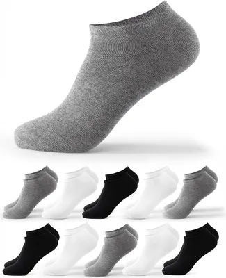 Produktbild von Occulto Damen Sneakersocken 10er Pack (Modell: Alexa) BlkGryWht 35-38