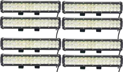 Obrázek produktu pro Greenmigo 8X 90W LED pracovní světlo auto světlomet 12V 24V LED pomocný světlomet 6000K offroad reflektor pracovní světlo IP67 vodotěsné pro SUV, nákladní auto, traktor