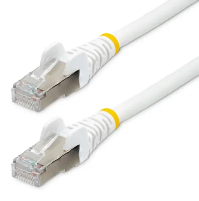 Produktbild von StarTech.com CAT6a Patchkabel S/FTP 1m LSZH halogenfrei Weiß RJ45
