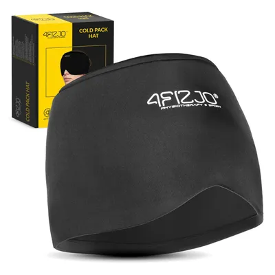 Produktbild von 4FIZJO Gel-Stirnkompresse, 22,5 × 11,5 cm, für Wärme‑ und Kältetherapie mit Augenabdeckung