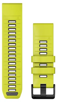 Immagine prodotto di Garmin 010-13393-08 | Cinturino In Silicone Quickfit 26mm, Amp Yellow/graphite