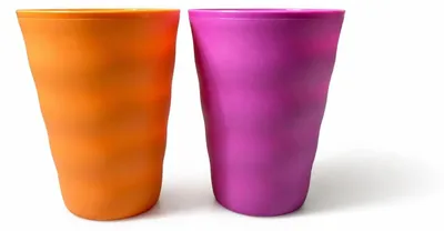 Produktbild von TUPPERWARE Junge Welle Trinkbecher 330ml orange+lila