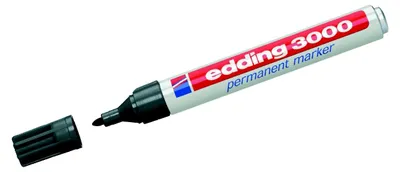 Immagine prodotto di 10x Edding 4-3000012 pennarello permanente ricaricabile 1,5 - 3 mm grigio