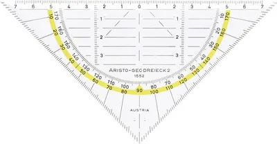 Immagine prodotto di Aristo AR1552 Geo-Triangolo®, Plexiglas®, 160 mm