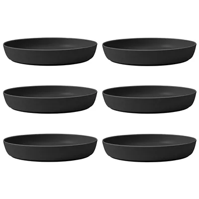 Obrázok produktu pre Villeroy & Boch Iconic La Boule miska plochá čierna ø 23,8 cm sada 6 ks