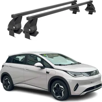 Immagine prodotto di Menabo portapacchi di base per BYD Dolphin 2024-2025 75kg acciaio nero 2x