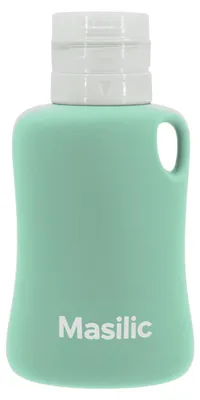 Produktbild von Masilic Reise-Wasserbehälter 150 ml, Mint, Auslaufsicher, Verschließbar  Ideal für unterwegs mit Hund oder Katze, tropfsicheres Design, leicht zu befüllen und zu reinigen, perfekt für Reisen