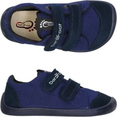 Produktbild von Jungen schuhe sneakers 3F Vegan 3BE29/2 bar3foot super flexi blau navy blue barefoot
