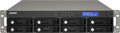 Imagen del producto de QNAP TS-859U-RP, 0 GB, SATA, Serial ATA II, 0 GB, Intel Atom, D510, 1,66 GHz