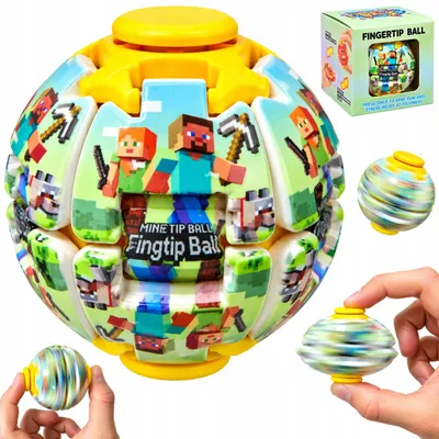 Zdjęcie produktu dla Spinner Piłka Fidget Press Spin My Craft Bączek Antystresowy Sensoryczny
