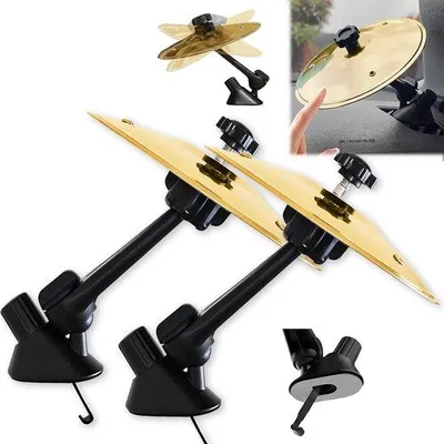 Produktbild von Famanu Mini Auto Drumset Becken für Ventilation - Gold