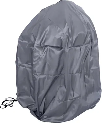 Obrázok produktu pre Vodotesný okrúhly kryt na gril - Ø93 x 90 cm - Robustný kryt na gril z polyesteru odolného voči poveternostným vplyvom - Odolný voči UV žiareniu - Antracitová farba