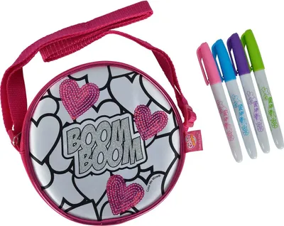 Produktbild von Simba Color Me Mine Sequin Donut 15 cm, Kindertasche selbst bemalen