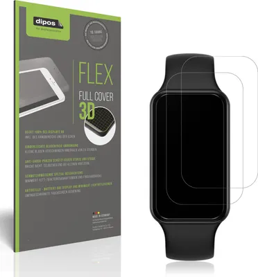 Produktbild von 2x Full Cover Schutzfolie matt für Huami Amazfit Band 7 Panzerfolie Anti-Shock