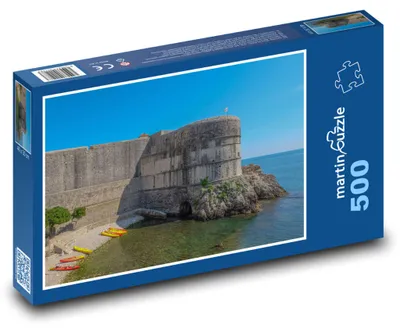 Zdjęcie produktu dla Puzzle 500 Chorwacja - Dubrownik, Śródziemnomorze - martinpuzzle