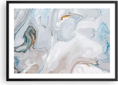 Produktbild von Gerahmtes Poster - Schwarzer Rahmen - Abstraktion modern - 70x50 cm - Wand Bild - Wanddeko - Wandbilder - Kunstposter - Wandposter - Bilderrahmen - Bilder - Kunstdruck - Wandbild - P2BAA70x50-4052