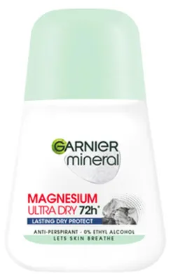 Produktbild von Garnier Mineral Antitranspirant mit Magnesium, Ultra Dry Roll-On, 50ml