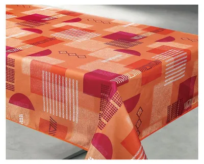 Image de Nappe Terracotta Tessa Résistante, Facile D'entretien Et élégante - Access Deco