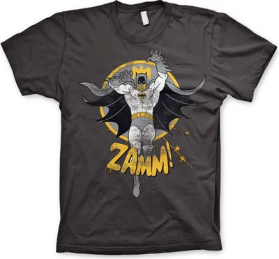 Produktbild von Batman Zamm! T-Shirt - XX-Large - Dark-Grey