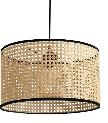 Produktbild von Boho Rattan Hängelampe RENNI B - 1xE27