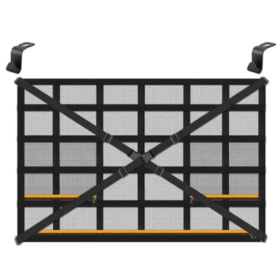 Produktbild von Auto Dachnetz 90x65cm, doppellagig Aufbewahrungsnetz für SUV & PKW, mehr Stauraum im Auto, elastisch, stabil & einfach zu montieren