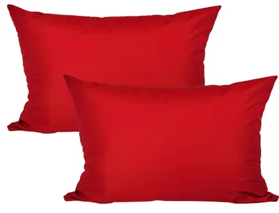 Produktbild von JACK 2er Set 40x60cm Outdoor Kissenhülle Bezug Wasserfest Stuhl Kissen Garten Rot