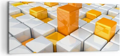 Produktbild von Bild auf Leinwand - Leinwandbild - Abstrakt computer grafik struktur - 100x40cm - Wand Bild - Wanddeko - Leinwanddruck - Bilder - Kunstdruck - Leinwand bilder - Wandkunst - AB100x40-2530