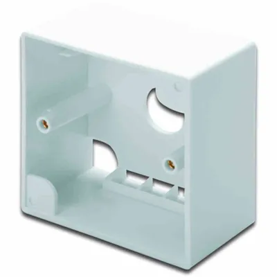 Obrázek produktu pro DIGITUS Aufputzrahmen für Keystone Leerdosen 80x80 mm, Deutscher Typ