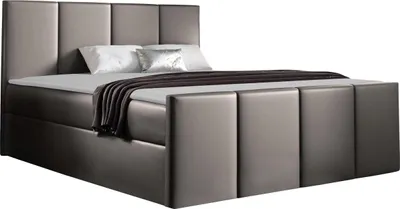 Produktbild von MIRJAN24 Boxspringbett Lars, Ehebett mit zwei Bettkästen, Doppelbett, Stilvoll Schlafzimmer (Soft 029, Größe: 120x200 cm)