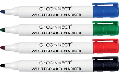 Productafbeelding van Q-Connect® Whiteboardmarker - 1,5 - 3 mm, zwart