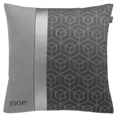 Produktbild von Joop J!METRIC Zierkissenhülle aus Polyester, Anthrazit