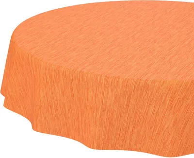 Produktbild von Tischdecke Wachstuch Einfarbig Rot Robust Wasserabweisend Rund 100 cm