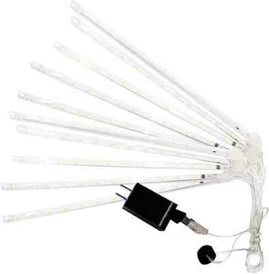Obrázek produktu pro Sněžení LED světla, LED světla padající sníh, Dekorační lampy, Vánoční dekorace, Vánoční osvětlení - bílá - LIGHTFALL