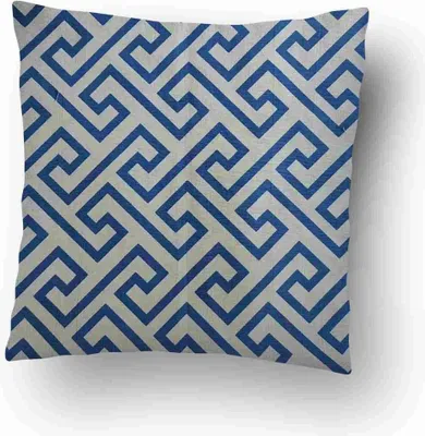 Obrázok produktu pre Geometrický modrý obal na vankúš 3 - 40x40 cm (43) - zľavnený produkt
