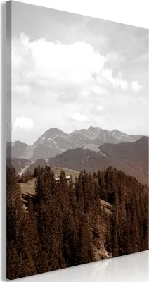Produktbild von Vlies Leinwandbild - Landscape (1 Part) Vertical 40x60 cm Landschaften c-A-0166-b-a